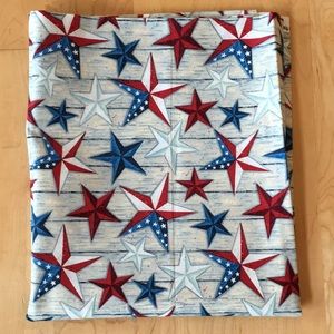 Patriotic Stars On Wood by Susan Winget Quilting Fabric